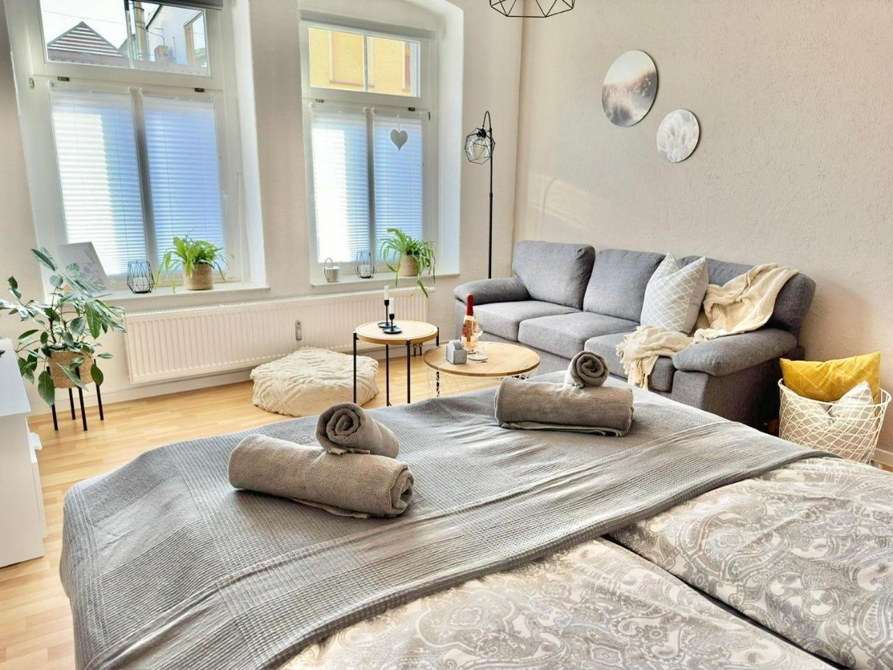 Appartement "Stadtgefluester" Im Zentrum, Inkl Stellplatz, 2 Betten, Babybett, Balkon, Gratis Kaffee Und Tee, Wlan Bautzen Exteriör bild